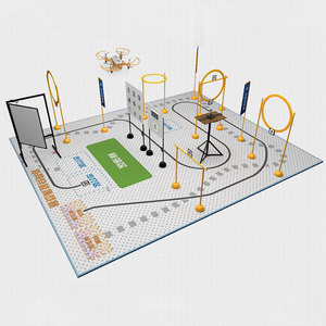 Trọng Lượng Nhẹ Nhựa Giáo Dục Racing Drone Kép Máy Ảnh Cho Sinh Viên Đào Tạo 2Km Hình Ảnh Lập Trình Giáo Dục Drone - Product Image 2