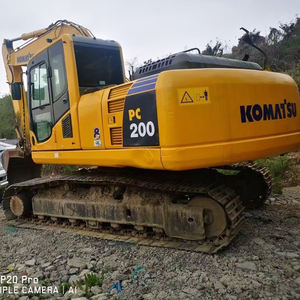 Minería de movimiento de tierras Trabajo usado Komatsu Excavadora hidráulica sobre orugas Excavadora mediana - Product Image 1