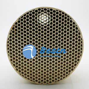 Intercambiador de Calor Cerámico Monolítico de 150x150x300mm con Orificios Cuadrados/Hexagonales, Regenerador Cerámico de Panal para Almacenamiento de Calor para RTO/<span class=keywords><strong>RCO</strong></span> - Product Image 5