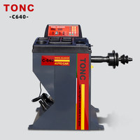 Équilibreuse de pneus professionnelle haut de gamme TONC pour moto/véhicule électrique 250W 200 tr/min avec affichage numérique, multi-tension, double usage
