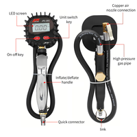 JTC-201 haute précision électronique affichage numérique jauge de pression des pneus ABS gonflage dégonflé métal poignée détecteur voiture vélo