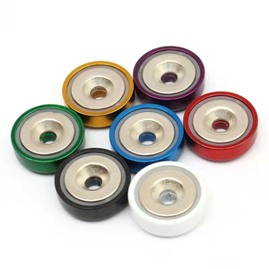 Aimants en pot en néodyme <span class=keywords><strong>KNA</strong></span> 25, force de traction de 22 kg, 25 mm, grade N38, avec trou fraisé - Product Image 1
