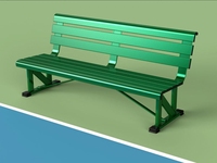 Bancs de repos de haute qualité pour terrain de tennis, personnalisables, en alliage d'aluminium, sièges de stade pour entraînement des joueurs - Vente chaude