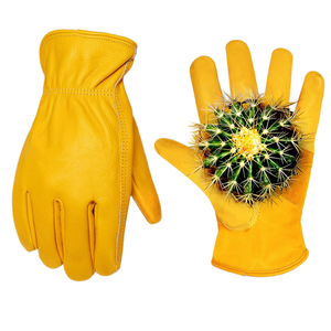 Safety Leather <b>Driver</b> <b>Gloves</b> with Durable Tear-Resistant Cowhide Comfortable Fit Customizable Thickness & Length Safety Cuff - Product Image 1