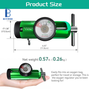 Sıcak Satış 12 Seviyeli Akış Hızı CGA 870 PIN İndeksli Gaz Basınç Regülatörü - Product Image 2