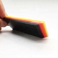 Autocollant de nettoyage de voiture 4 caoutchouc vinyle PPF raclette de teinte de fenêtre