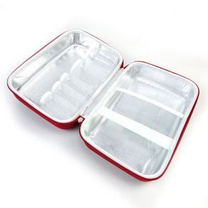 Estuche de Primeros Auxilios de EVA Rojo de Gran Capacidad, Bolsa Médica Impermeable con Aislamiento de Película de Aluminio - Product Image 4