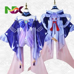 Vente en gros de la robe de fête d'Halloween Sangonomiya <span class=keywords><strong>Kokomi</strong></span> Genshined <span class=keywords><strong>Impact</strong></span> Kuwaii Lolita pour filles, costume de cosplay d'anime - Product Image 3