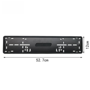 Cadre de plaque d'immatriculation en silicone personnalisé, vente en gros d'usine, support de plaque en silicone de norme européenne - Product Image 2