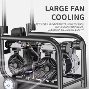 Haute pression <span class=keywords><strong>silencieuse</strong></span> sans huile 220V pompe à Air industrielle vraie pierre peinture pulvérisation bricolage peinture en aérosol petit Air haute pression - Product Image 5