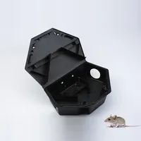 Boîte à appâts pour souris en plastique réutilisable Station de contrôle des rongeurs multi-prises pour tuer les rats et les souris nuisibles