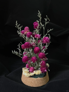 Moon Yu ดอกไม้อบแห้ง gomphrena globosa พวงธรรมชาติสีสันสดใส - Product Image 2