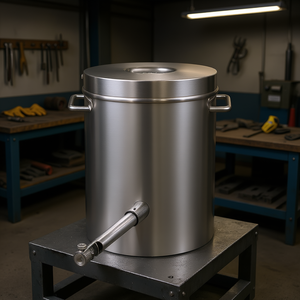 Fourneau de fusion en acier inoxydable 6 kg 2400°C, fourneau de fusion industriel, niveau de sécurité élevé - Product Image 2