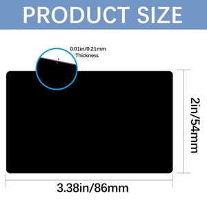 นามบัตรโลหะอลูมิเนียมแบบกำหนดเองสำหรับการแกะสลักด้วยเลเซอร์-โฆษณาใช้ช่องว่าง - Product Image 3