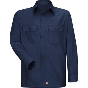 Chemise de travail à manches longues Ripstop personnalisée Logo personnalisable Vêtements de travail résistants aux déchirures et aux flammes pour la construction Certifié EN - Product Image 3