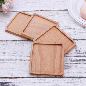 Posavasos de Madera con Logotipo Personalizado, Posavasos de Madera Natural, Rodajas de Madera Artesanales para Manualidades Naturales o Decoración de Bodas - Product Image 2