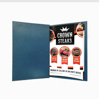 Menu de restaurant personnalisé en gros, présentoir de menu de luxe avec reliure à vis, menu A5 A4