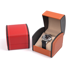 Chen lu hiện đại <span class=keywords><strong>ARC</strong></span> Shape lật hộp PU da hộp đồng hồ bao bì quà tặng cho nam giới và phụ nữ độc đáo hộp đồ trang sức - Product Image 5