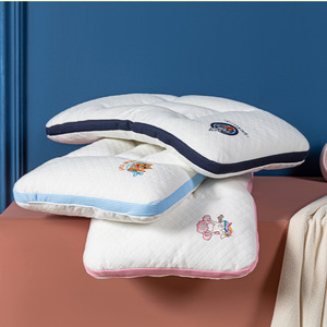 ดูโอกเซ่'ไอหมอนเด็ก 50x30 ซม. ผ้าฝ้ายแท้ป้องกันไรฝุ่นลายการ์ตูนเครื่องนอนเด็ก - Product Image 1