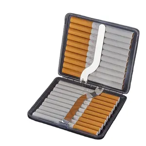 Caja de cigarrillos Vintage a prueba de presión y humedad, paquete de 20 Uds., transparente, esmerilada