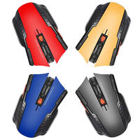 Souris de jeu optique sans fil 3D, rétroéclairage RVB, rechargeable USB/Type-C, 6 boutons programmables, ergonomique, sans fil, rechargeable