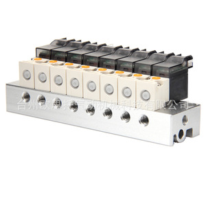Ost <b>Miniature</b> Direct Acting Solenoid Valve 10 Pack Manifold L Type For Knitting Machines - Product Image 1