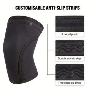 Soporte de Codo Unisex de Neopreno con Logotipo Personalizado - Protección Profesional, Mangas de Compresión de 5mm/7mm para Entrenamientos de Gimnasio y Gateo - Product Image 6