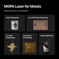 Graveur laser à fibre MOPA autonome XTool F2 Ultra 60W, vitesse élevée 15000 mm/s, machine de gravure sur métal 220x220 mm