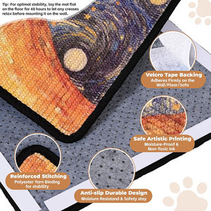 Tapis de protection pour meubles anti-griffures pour chat, durable et adhésif, impression personnalisée, tapis à gratter en <span class=keywords><strong>sisal</strong></span> pour chat - Product Image 3