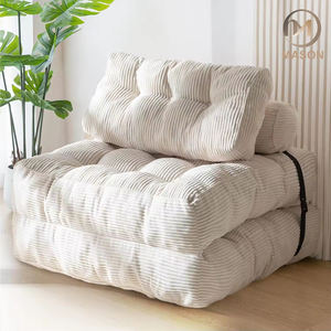 Fauteuil-Canapé Convertible Pliable Multifonctionnel Moderne avec Oreiller et Matelas, Meuble Gain de Place - Product Image 1