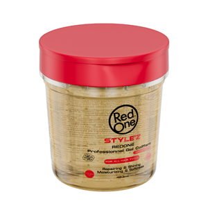 Gel para el Cabello con Aceite de Argán Redone Stylez 483ml, Fijación Fuerte, Gel de Peinado Profesional para Todo Tipo de Cabello, Nutritivo y Brillante - Product Image 1