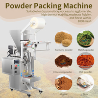 Remplisseur automatique de tarière 50g-200g petit sachet pochette bâton sac piment poivre gingembre ail maïs farine de blé poudre Machine d'emballage