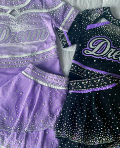 Gaasstof Cheerleading Uniformen Comfortabele Polyester Spandex Gesublimeerde Sets Bedrukte Techniek-Oem Service Beschikbaar - Product Image 2
