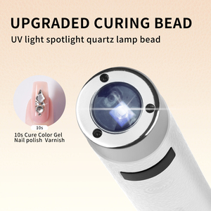 Nhà máy SNRQI giao hàng nhanh, sơn gel làm móng 10 giây khô, đèn làm móng UV LED cảm biến AI G1, đèn UV mini đa năng - Product Image 4