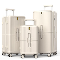 Ensemble de bagages PC MGB Factory Direct Modern Silent Universal Spinner, grande capacité, 30 pouces, avec serrure TSA, léger, violet, cadeau