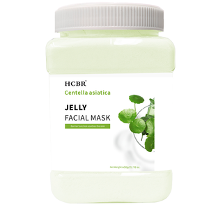 Masque facial en poudre à base d'extraits de plantes naturelles biologiques, Centella Asiatica, acide hyaluronique, vitamine C, alginate, réparation après-soleil - Product Image 1