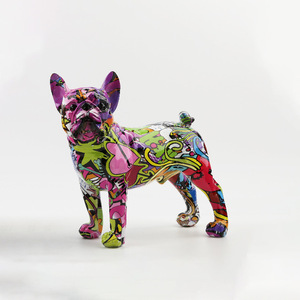 Escultura de Perro para Exteriores, de Fibra de Vidrio y Resina, Impermeable, Ligera, Personalizable en Tamaño y Color, Resistente a la Corrosión, Pintada a Mano - Product Image 2
