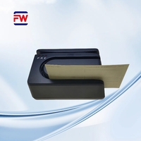 Lecteur de chèques bancaires FUWEI MICR1250 externe USB, scanner noir, 23,56 cm/s