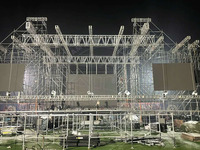 Andamios de Acero Layher con Sistema de Anillo de Bloqueo para Eventos, Escenarios al Aire Libre, Torres de Truss, Sistema de Truss para Conciertos, Certificado TUV CE