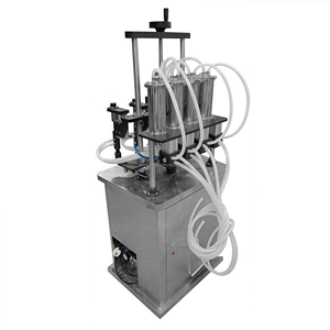 Machine de remplissage de liquides à 4 buses pour échantillons de parfum, remplisseuse de bouteilles d'huiles essentielles - Product Image 4