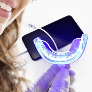 Customizable 16 LED <b>Light</b> Bleaching Gel Home LED Teeth Whitening Kit Powdered by Phone - Product Image 4