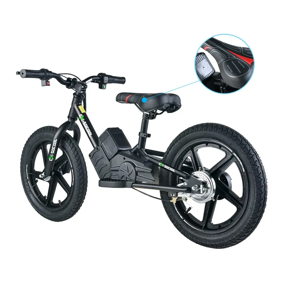 Outdoor Kinderspeelgoed Babyfiets Fiets Fiets Geen Pedaal Sport Kinderen 16Inch Ebike Wiel Kinderen E Elektrische Balans Fiets Zonder Pedaal