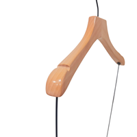 Cintres en bois de hêtre personnalisés de haute qualité avec logo, en forme de corps entier, pour maillots de bain et bikinis, pour présentation