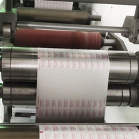 Rouleau de RTRY-420 à rouleau 2 4 8 couleurs machine de découpe et d'impression d'étiquettes flexographiques à bande étroite
