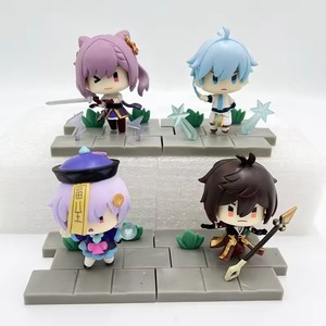 Set de 7 Figuras de Acción de PVC de la Serie <span class=keywords><strong>Genshin</strong></span> <span class=keywords><strong>Impact</strong></span> Liyue Battlefield <span class=keywords><strong>Heroes</strong></span>, Ganyu y Keqing - Product Image 3
