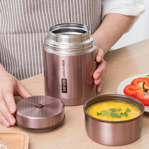 Frasco térmico de acero inoxidable para alimentos, frasco aislado al vacío para sopa, frasco térmico para alimentos - Product Image 5