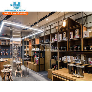 Nuove idee per la decorazione della caffetteria caffetteria al dettaglio Interior Design Custom Coffee <span class=keywords><strong>Shop</strong></span> Interior Design fornitore - Product Image 3