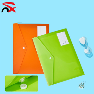 Nuoxin Bán Buôn Thời Trang Đầy Màu Sắc Cá Nhân Dày Nút Kỳ Thi Giấy Cuốn Sách Phân Loại A4 Lưu Trữ Tập Tin Túi Thư Mục Tập Tin - Product Image 5