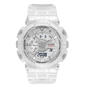 Montre-bracelet sport analogique-numérique de luxe en quartz pour homme, grande taille, tendance, double affichage, résistante à l'eau - Product Image 5