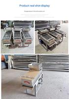 Machine combinée de torréfaction et de décorticage d'arachides avec rouleau à émeri pour le processus d'élimination des peaux mortes
